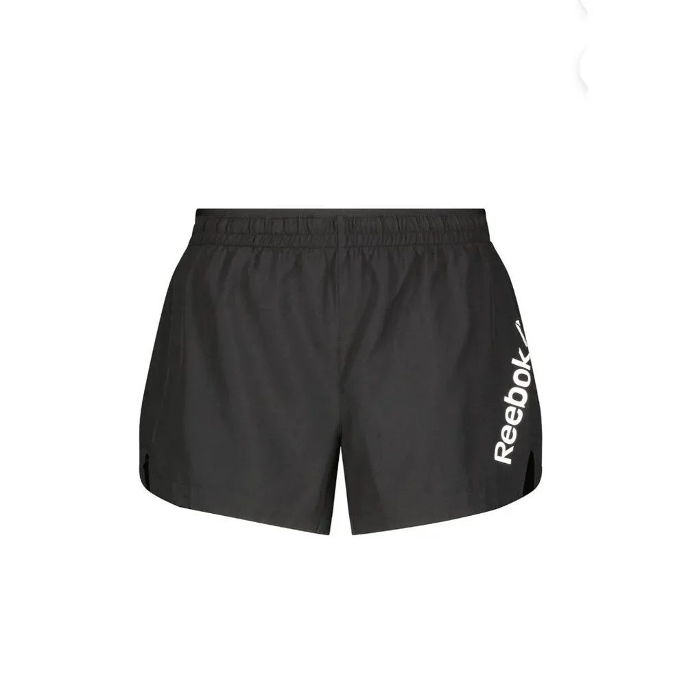 Black Reebok Staple Running Shorts Women's Size Large - NWT - Picture 3 of 6